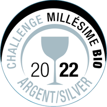 Médaille d'argent Challenge Millésime Bio 2022