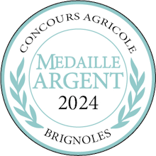 médaille d'argent brignoles 2024 Vin bio Provence