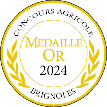 médaille d'or brignoles 2024 Vin bio Provence