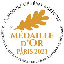 Médaille d'Or Concours général agricole de Paris 2023